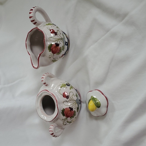 CANTAGALLI Italian cream and sugar set - Picture 3 of 6